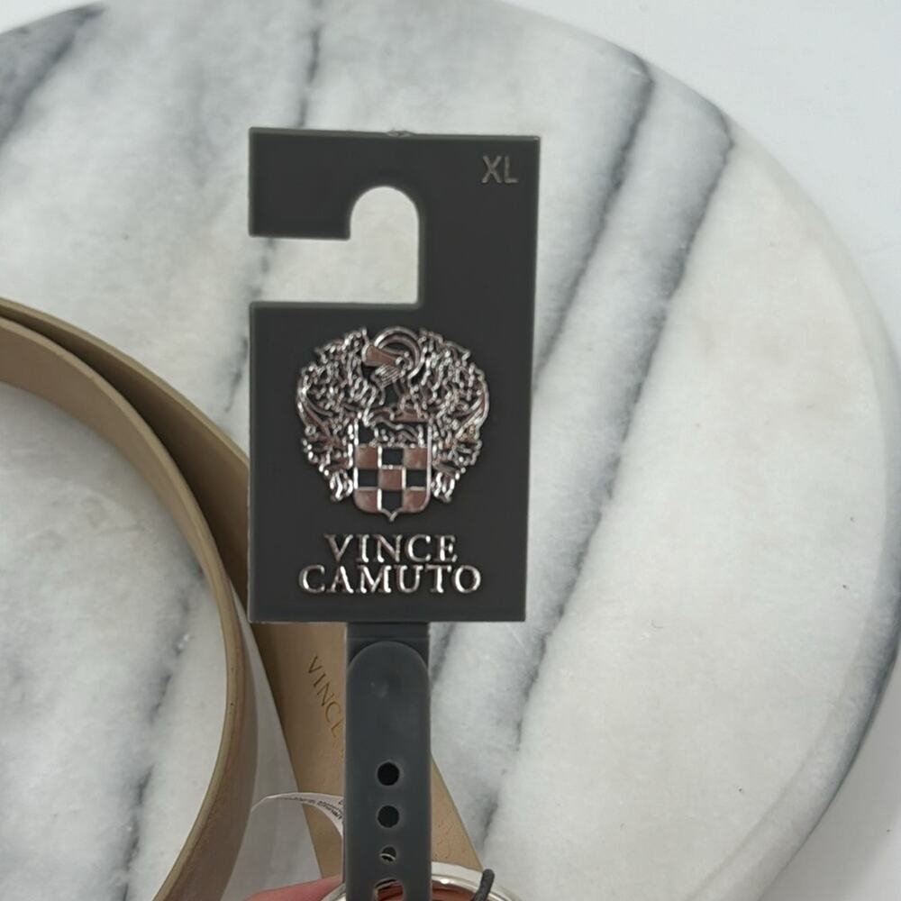 NWT Vince Camuto tan leather belt - Picture 3 of 6